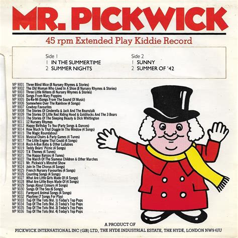 mr pickwick records
